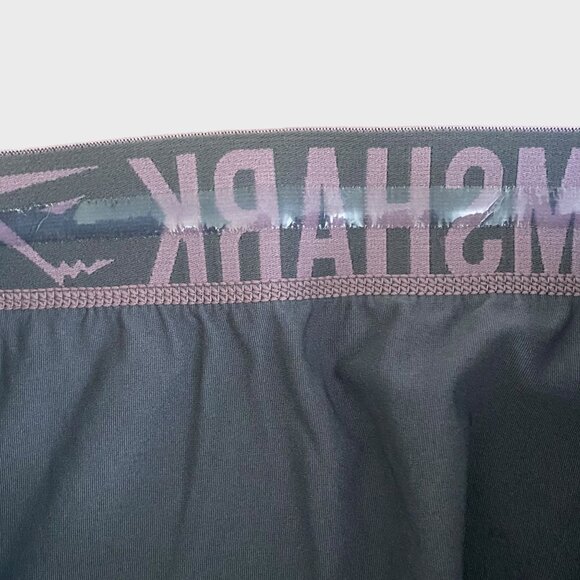 Gymshark Seamless Leggings Gray Women's Large Athletic Stretch Gym Activewear - Picture 8 of 9